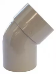 Coude PVC 45° mâle femelle ø100