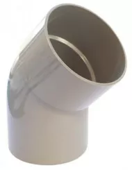 Coude PVC 45° mâle femelle ø80