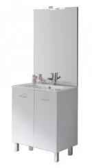 Meuble NEW YORK sur pieds 60cm blanc