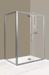 Retour fixe profilés chromés CONCEPT'O 80cm