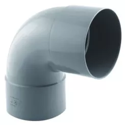 Coude PVC 87°30 double femelle ø100