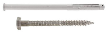 Kit fixation cheville longue avec tirefond - ø10x240mm