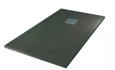 Receveur de douche résine de synthèse MINA gris anthracite 80x160