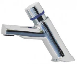 Robinet de lavabo temporisé chromé 