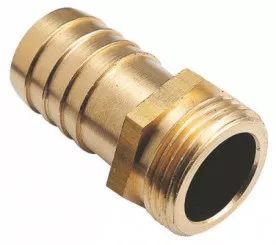Raccord laiton à embout cannelé mâle Ø16