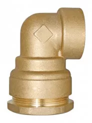 Coude laiton femelle SUMO PE ø40-33/42