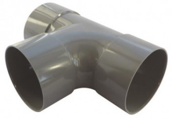Culotte PVC 87°30 triple femelle ø100
