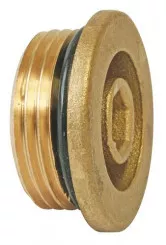 Bouchon de terminaison auto-étanche mâle 20/27 laiton brut