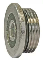 Bouchon de terminaison auto-étanche mâle 20/27 laiton nickelé