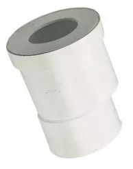 Pipe WC droite excentrée ø100