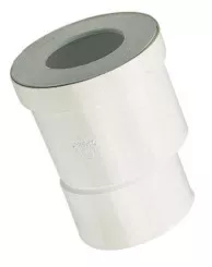 Pipe WC droite excentrée ø100