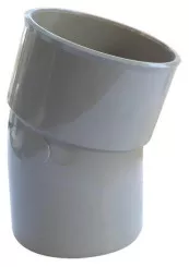 Coude PVC 20° mâle femelle ø80