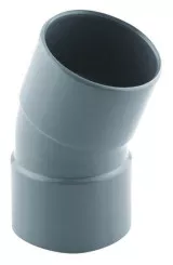 Coude PVC 20° double femelle ø40