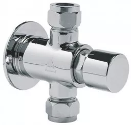 Robinet de douche temporisé chromé 