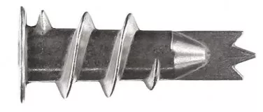 Cheville zamack à visser pour plâtre ø4,5