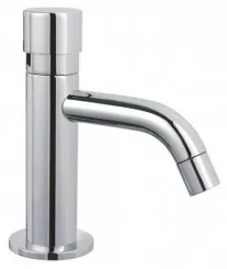 Robinet de lavabo temporisé chromé 