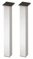 Lot de 2 pieds aluminium réglables pour meuble