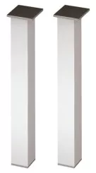 Lot de 2 pieds aluminium réglables pour meuble