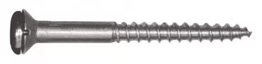 Vis fendue et cache tête ø6 longueur 70 mm