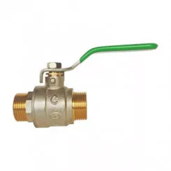 Vanne à sphère NF double mâle 20/27 à manette plate