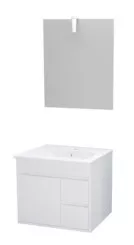Meuble à suspendre 60cm lumpur miroir suspendu