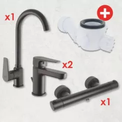 Box robinetterie noir mat Fact'Ory 