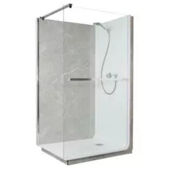 Douche ELMER originale 90x170 cm - Marbre