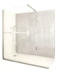 Douche ELMER originale 80x150 cm - Béton