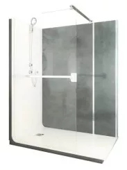 Douche ELMER thermostatique 120x80cm - Béton