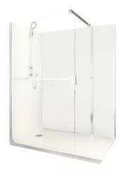 Douche ELMER thermostatique 120x80cm - Galet