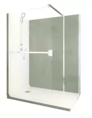 Douche ELMER thermostatique 150x80cm - Pierre