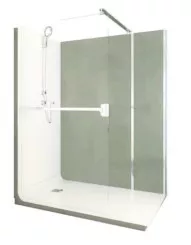 Douche ELMER thermostatique 150x90cm - Pierre