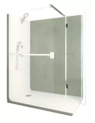Douche ELMER thermostatique 150x90cm - Pierre