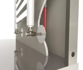 Kit de raccordement simple pour sèche-serviettes PER12