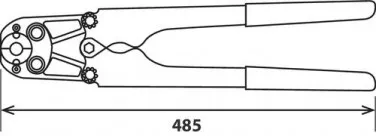Pince à sertissage radial H