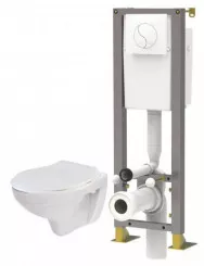 Pack WC suspendu complet universel 3/6 litres 