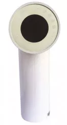 Pipe WC longue avec prise à emboîtement ø100
