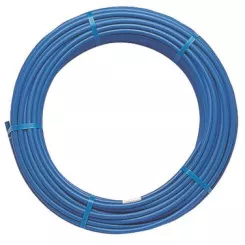 Tube PER PEX B nu bleu ø20 25m 