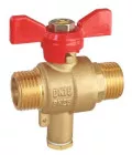 Vanne porte sonde double mâle 15/21