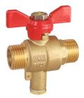 Vanne porte sonde double mâle 15/21