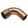 Courbe cuivre à souder 90° grand rayon mâle femelle ø14 (x10)
