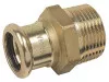 Raccord union Press mâle bronze à visser & à sertir EAU ø14-12/17