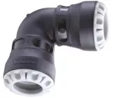 Coude 90° plastique enclipsable ø25 PE - PLASSON