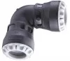 Coude 90° plastique enclipsable ø32 PE - PLASSON