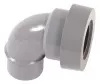 Coude PVC 87.30° mâle femelle ø32 avec joint - NICOLL