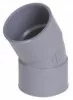 Coude PVC 30° double femelle ø100 - NICOLL