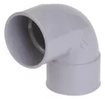 Coude PVC 87°30 double femelle ø100 - NICOLL