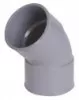 Coude PVC 45° double femelle ø125 - NICOLL