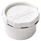 Tampon de visite blanc PVC mâle femelle ø40 avec bouchon - NICOLL