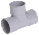 Té pied de biche PVC 87°30 triple femelle ø40 et ø32 au centre - NICOLL